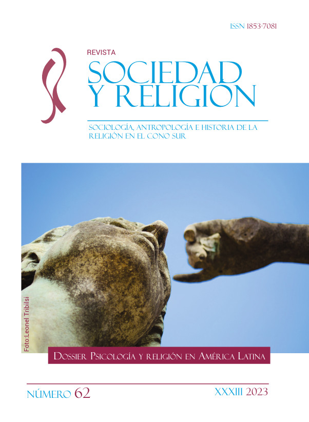 					Ver Vol. 33 Núm. 62 (2023): Dossier Psicologia y religión en América Latina
				